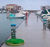 Borne de distribution d'eau pour ponton