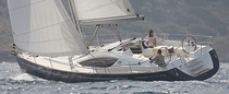 voilier � salon de pont