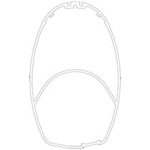 Mât de voilier / enrouleur / en aluminium