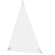Gennaker / pour voilier de croisière / coupe...