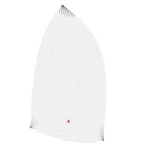 Spinnaker asymétrique / pour voilier de...