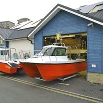 Bateau d'études hydrographiques catamaran...