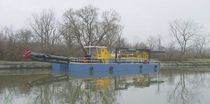bateau de travail : drague 1380 Ellicott Dredges