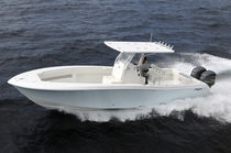 bateau de p&ecirc;che sportive : coque open hors-bord (bi-moteur, T-Top) 33' Invincible