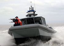 bateau de surveillance : catamaran &agrave; moteur (aluminium) M2-33 Moose Boats, Inc.