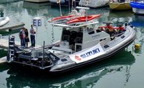 bateau pneumatique semi-rigide avec cabine (hors-bord, quadri-moteur, &agrave; cockpit ferm&eacute;, avec WC) 1260 AIR RIDER RIB LeisureCat