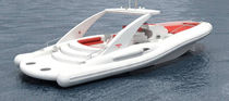 bateau pneumatique semi-rigide avec cabine (in-bord, avec bain de soleil, roll-bar) OPERA 53 OPEN BENNU - OPERA