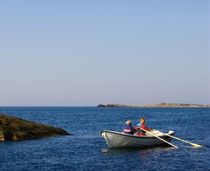 bateau traditionnel : canot &agrave; rames 470 L&Aring;NGEN Crescent