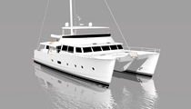 catamaran &agrave; moteur : motor-yacht trawler de luxe &agrave; fly 60' BambaYachts