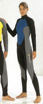 combinaison n&eacute;opr&egrave;ne: int&eacute;grale de surf pour femme (&eacute;t&eacute;) FLUENS 3 MM - LADY TIGULLIO dive