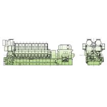 groupe &eacute;lectrog&egrave;ne diesel pour navires (common-rail) V32/44CR (6518 -> 10864 KW @ 720/750 RPM) MAN Diesel SE