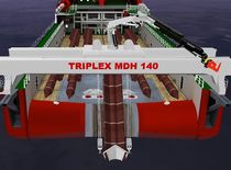 grue de pont pour navires (sur rails) MDH 140 Triplex AS