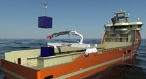 grue de pont pour navires (sur rails) MDH PSV EDITION Triplex AS