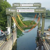 grue pour chantier naval : grue portique RGC 50+50 - 2324 CIMOLAI TECHNOLOGY SPA