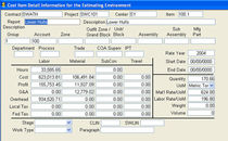 logiciel de gestion de projet pour chantiers navals ESTI-MATE&copy; Autoship, Coastdesign Norway AS
