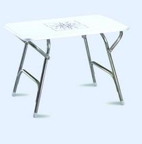 mobilier pour bateaux : table repliable de cockpit (en aluminium)  BAS
