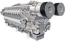 moteur diesel semi-rapide de propulsion pour navires (4 temps, en V, injection &eacute;lectronique) FM-MAN 28/33D : 4860 -> 9000 KWB Fairbanks Morse