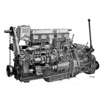 moteur de bateau de plaisance : in-bord diesel 70 - 80 cv (injection indirecte, atmosph&eacute;rique) 5LW (78 HP @ 1500 RPM) Gardner Marine Diesels