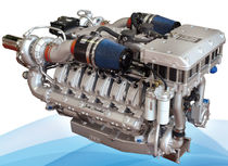 moteur de bateau : in-bord diesel 1000 - 2000 cv (common-rail, turbo s&eacute;quentiel) V1312C2 (1475 HP @ 2800 RPM) ISOTTA FRASCHINI MOTORI