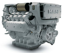 moteur marin professionnel : in-bord diesel 400 - 600 cv (injection directe, turbo) D2868 LE 421 (600 HP @ 1800 RPM) Man Nutzfahrzeuge AG