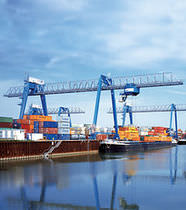 portique &agrave; conteneurs (chargement, d&eacute;chargement) WSG Series Gottwald Port Technology