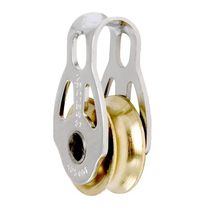 poulie simple &agrave; anneau pour d&eacute;riveur (&oslash; max. cordage : 6 mm) PPB 16 - SWL = 100 KG Seld&eacute;n