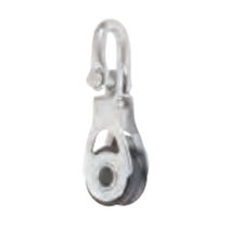 poulie simple &agrave; &eacute;merillon pour d&eacute;riveur (&oslash; max. cordage : 6 mm) HT 92510 - BL = 350 kg Holt