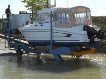 remorque automotrice de manutention de bateau (avec ber de stockage) ECOLEV CMB300  SECOPORT
