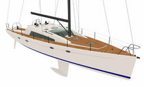 voilier de croisi&egrave;re (en aluminium, salon de pont, double barre &agrave; roue, pont en teck, sailing-yacht) FUTUNA 50 FUTUNA YACHTS