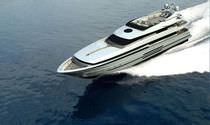 yacht de luxe : mega-yacht &agrave; fly AKHIR 153 Cantieri Di Pisa