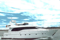 yacht de luxe : motor-yacht &agrave; fly BUGARI 20 Bugari