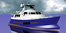 yacht de luxe : motor-yacht trawler &agrave; fly P57.7 Mayrik Yacht Design