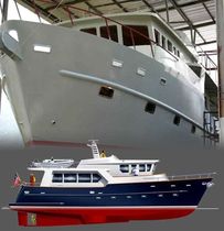 yacht de luxe : motor-yacht trawler (en acier) ROBERTS TY 520 Coastal Boats