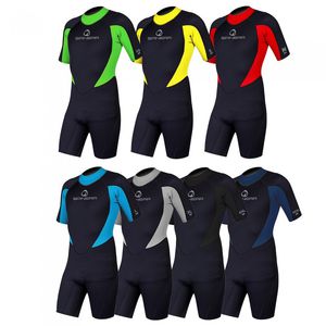 combinaison en néoprène pour sports nautiques / shorty / à manches courtes / unisexe