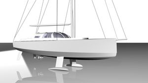 monocoque / de grande croisière / en aluminium / 2 cabines