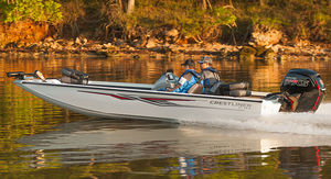 crappie boat hors-bord / à console latérale / de pêche sportive / en aluminium