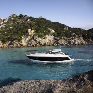 vedette in-bord / coque planante / hard-top / max. 12 personnes