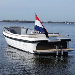 barque in-bord / open / à console centrale