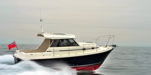 bateau de pêche-croisière in-bord / avec timonerie