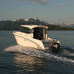 cabin-cruiser hors-bord / à cockpit fermé / de pêche sportive / max. 8 personnes