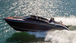 runabout in-bord / à double console / max. 8 personnes / avec cabine