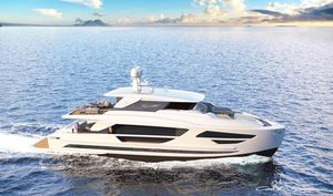 motor-yacht de croisière / raised pilothouse / 4 cabines