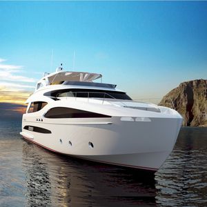 motor-yacht de croisière / à fly / raised pilothouse / 5 cabines