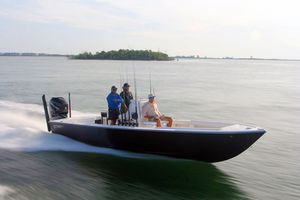 bay boat hors-bord / à console centrale / de pêche sportive