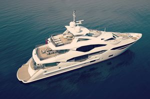 super-yacht de croisière / avec timonerie / à déplacement