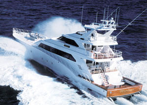 super-yacht de pêche sportive / à fly / avec timonerie / en aluminium