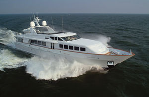 super-yacht de croisière / à fly / raised pilothouse / en aluminium