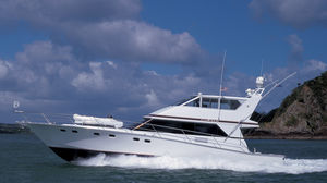 motor-yacht de croisière / à fly fermé / coque planante