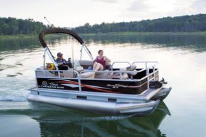 bateau ponton électrique / de pêche sportive / max. 7 personnes