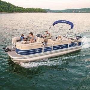 bateau ponton hors-bord / tri-tube / de pêche sportive / max. 10 personnes